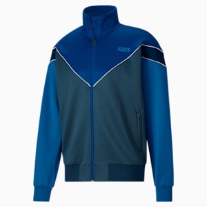 Cheap Jmksport Jordan Outlet x LAUREN LONDON Track Jacket, Dark Denim-Dress Blue